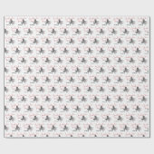 Papier Cadeau Envoi d'amour du Texas - Saint Valentin (Plat)