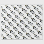 Papier Cadeau Épagneul cavalier du Roi Charles (Plat)