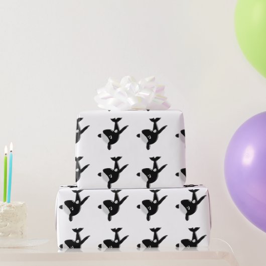 Papier Cadeau Épaulard (Cadeaux de fête)