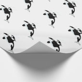 Papier Cadeau Épaulard d'orque (Coin)