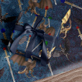 Papier Cadeau Épée et dragon