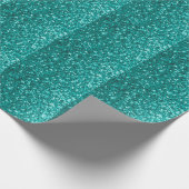 Papier Cadeau Épercées turquoise : Bright Close Up Foundation (Coin)