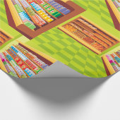 Papier Cadeau Épicerie colorée Aisle and Bakery