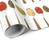 Papier Cadeau Épices (Coin rond)