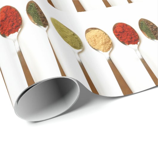 Papier Cadeau Épices (Coin rond)