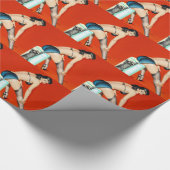 Papier Cadeau Épingle de fixation Kitty vers le haut (Coin)