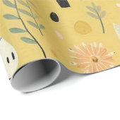 Papier Cadeau Épingler la queue sur le papier d'enveloppement d' (Coin rond)