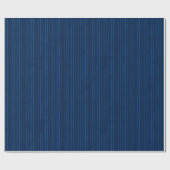 Papier Cadeau Épingles bleu marine (Plat)