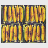 Papier Cadeau Épis de blé rôtis et grillés dans les cosses (Plat)