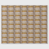Papier Cadeau Épis de maïs secs (Plat)