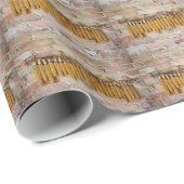 Papier Cadeau Épis de maïs secs (Coin rond)