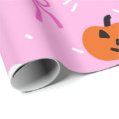 Papier Cadeau Épouvante Halloween (Coin rond)