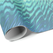 Papier Cadeau Épreuve à la menthe cool : (Coin rond)