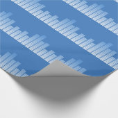 Papier Cadeau Equaliseur bleu (Coin)