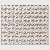 Papier Cadeau Equestrian Wrapping Paper (Plat)