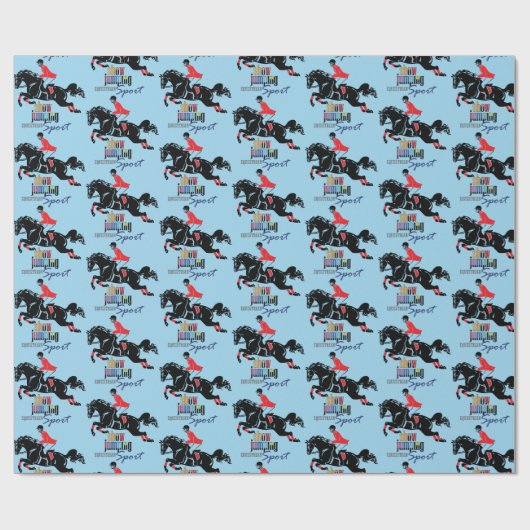 Papier Cadeau equestrishow (Plat)