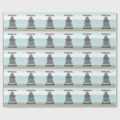 Papier Cadeau Équilibrage de pierres (Plat)