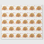 Papier Cadeau Équinoxe d'automne Pagan Wiccan graphique. (Plat)