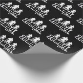 Papier Cadeau Équipage de zombi avec trois zombis (Coin)