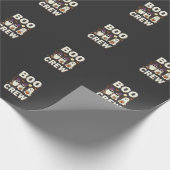 Papier Cadeau Équipe Boo fantômes de Halloween Conception vector (Coin)