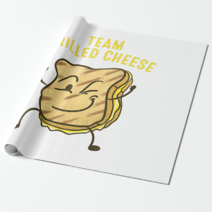 Papier Cadeau Équipe cool Fromage Grillé Cadeau Drôle Squad Toas