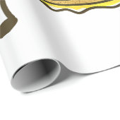 Papier Cadeau Équipe cool Fromage Grillé Cadeau Drôle Squad Toas (Coin rond)