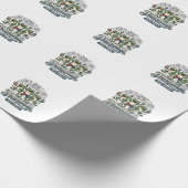 Papier Cadeau Équipe de grenouille de liberté conception de chem (Coin)
