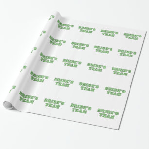 Papier Cadeau Équipe de mariée