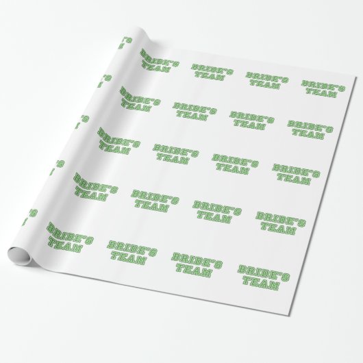 Papier Cadeau Équipe de mariée (Déroulé)