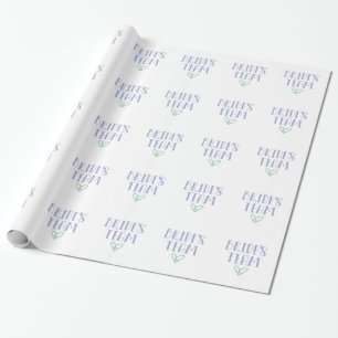 Papier Cadeau Équipe de mariée