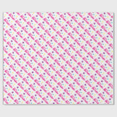 Papier Cadeau Équipe de mariée (Plat)
