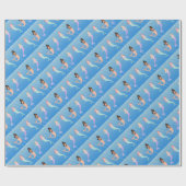 Papier Cadeau équipe de sirènes (Plat)