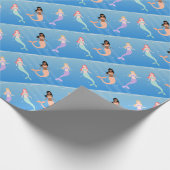 Papier Cadeau équipe de sirènes (Coin)