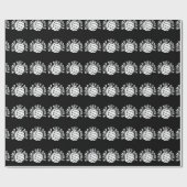 Papier Cadeau Équipe de volley-ball de pointe (Plat)