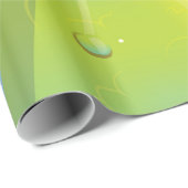 Papier Cadeau Équipement en verre de dessin sur banc (Coin rond)