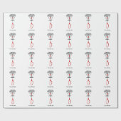 Papier Cadeau Équipement Escalade (Plat)