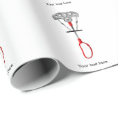 Papier Cadeau Équipement Escalade (Coin rond)