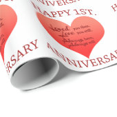 Papier Cadeau Ęr heureux. Anniversaire (Coin rond)