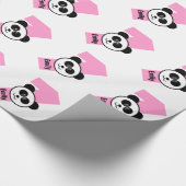 Papier Cadeau ęr PANDA d'anniversaire un nom fait sur commande (Coin)