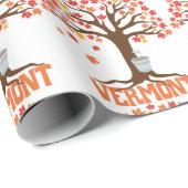 Papier Cadeau Érable du Vermont (Coin rond)