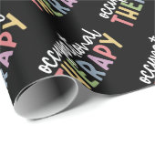 Papier Cadeau Ergothérapie OT Don (Coin rond)