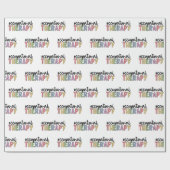 Papier Cadeau Ergothérapie OT Don (Plat)