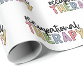 Papier Cadeau Ergothérapie OT Don (Coin rond)