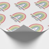 Papier Cadeau ergothérapie OT Thérapiste Arc-en-ciel (Coin)