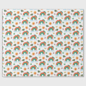 Papier Cadeau Eric Carle | Caterpillar to Rainbow Butfly (Plat)