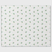 Papier Cadeau Eric Carle | Motif de chenille et de points (Plat)