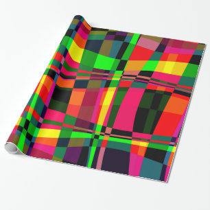 Papier Cadeau errer sur un plan funky