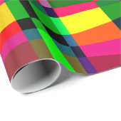 Papier Cadeau errer sur un plan funky (Coin rond)