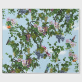 Papier Cadeau Escalade de la vigne et miel fleurs (Plat)