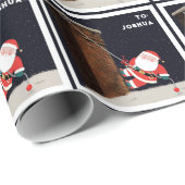 Papier cadeau Escalade de roche (Coin rond)